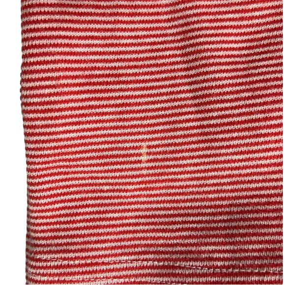 Just My Size Collared Red White Striped Tee Shirt Plus Size 18W/20W Short Sleeve - Picture 6 of 12